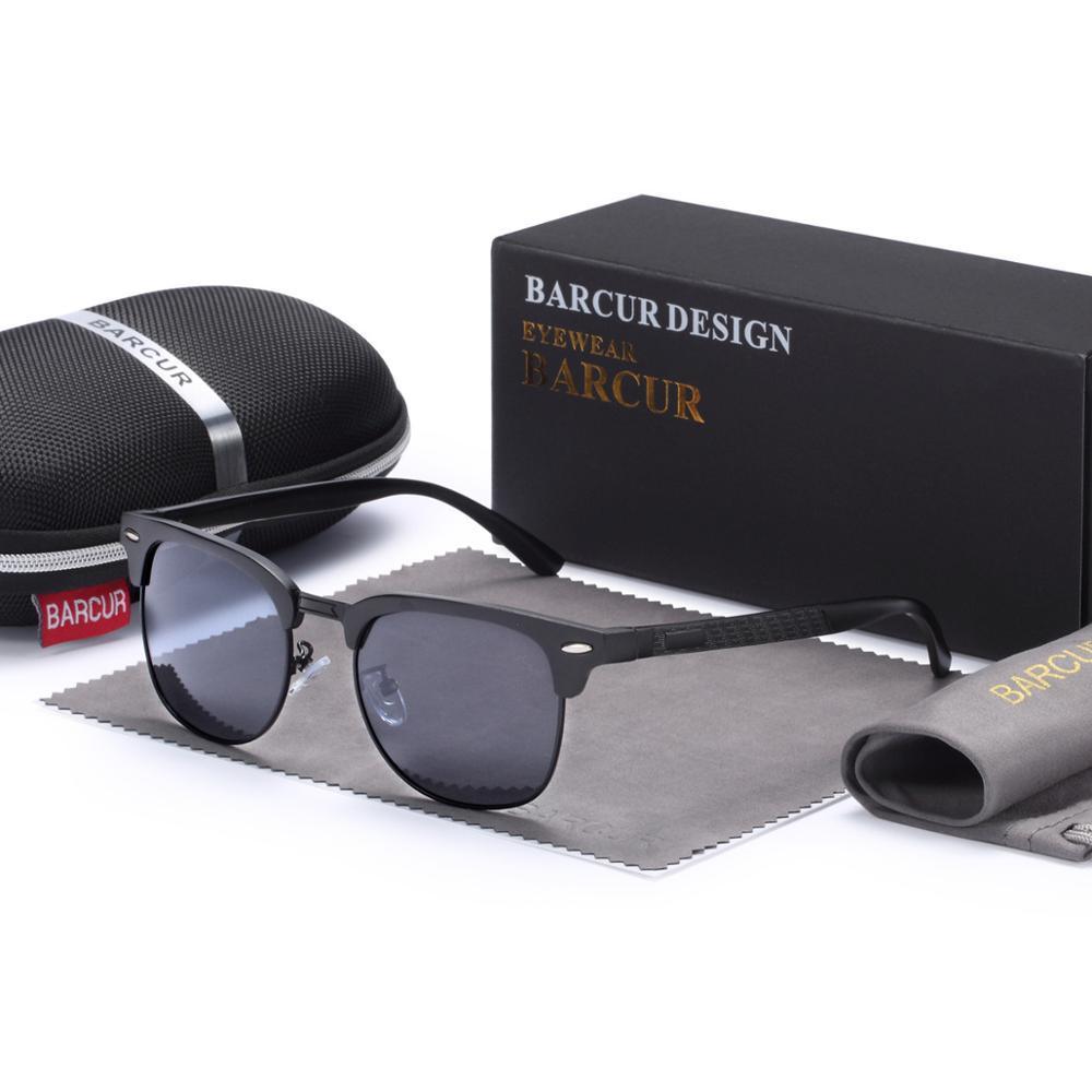 The Luxury Sunglasses Aluminium Polarized Male Eyeglasses Classic Punk For Men and Boys With UV400 Protection