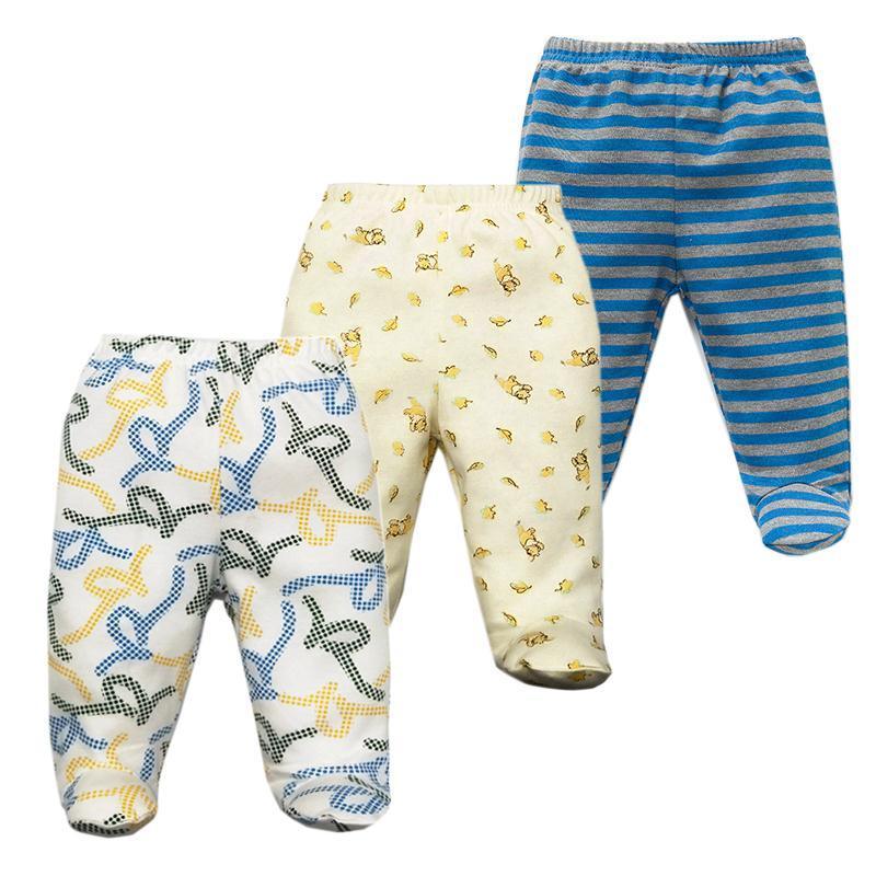 3PCS Baby Pants 100% Cotton Baby Girls and Boys Clothes Unisex Casual Bottom PP Pants Newborn Baby Clothing For Children