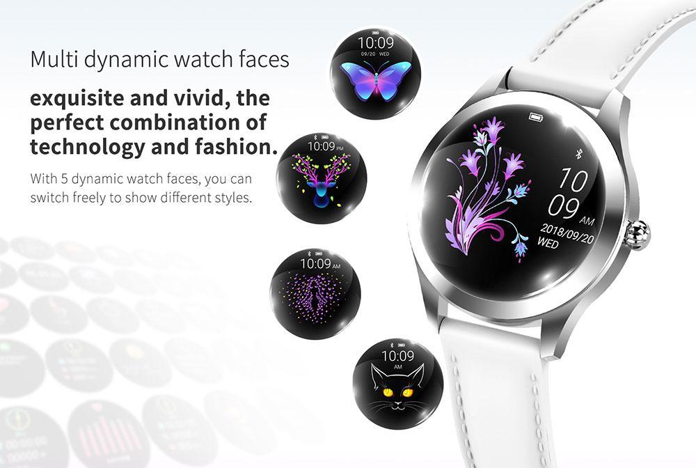 STEVVEX IP68 Waterproof Luxury Elegant Smart Watch For Women Lovely Bracelet Heart Rate Monitor Sleep Monitoring Smartwatch Connect