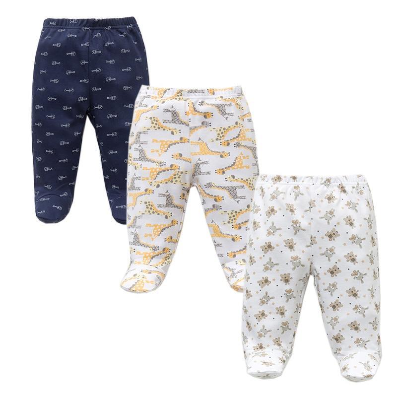 3PCS Baby Pants 100% Cotton Baby Girls and Boys Clothes Unisex Casual Bottom PP Pants Newborn Baby Clothing For Children
