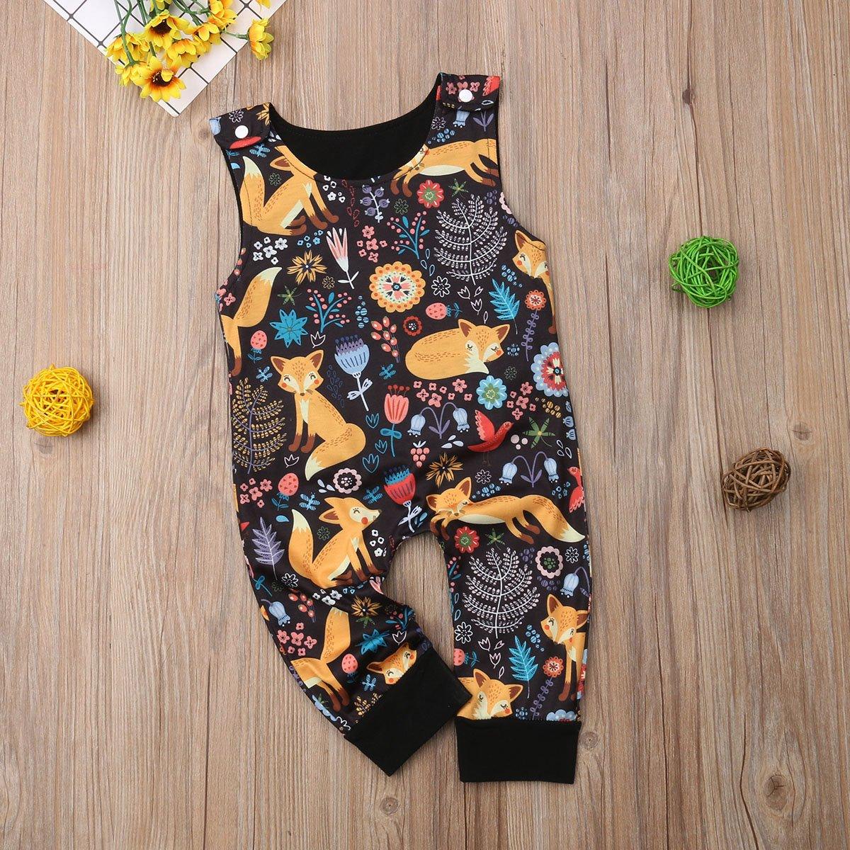 Baby Girls Rompers Fashion Spring Clothes Sleeveless Jumpsuit OutfitsIn Colorful Modern Design