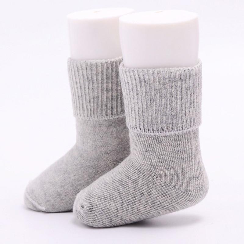 Cotton Baby Candy Color Anti Slip Soft Kids Floor Socks For Newborn Baby Boy And Girls