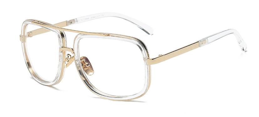 Luxury Square Gold Metal Frame Woman and Man Unisex Top Oversized Big Frame Elegant Sunglasses For Summer NEW 2020 Edition