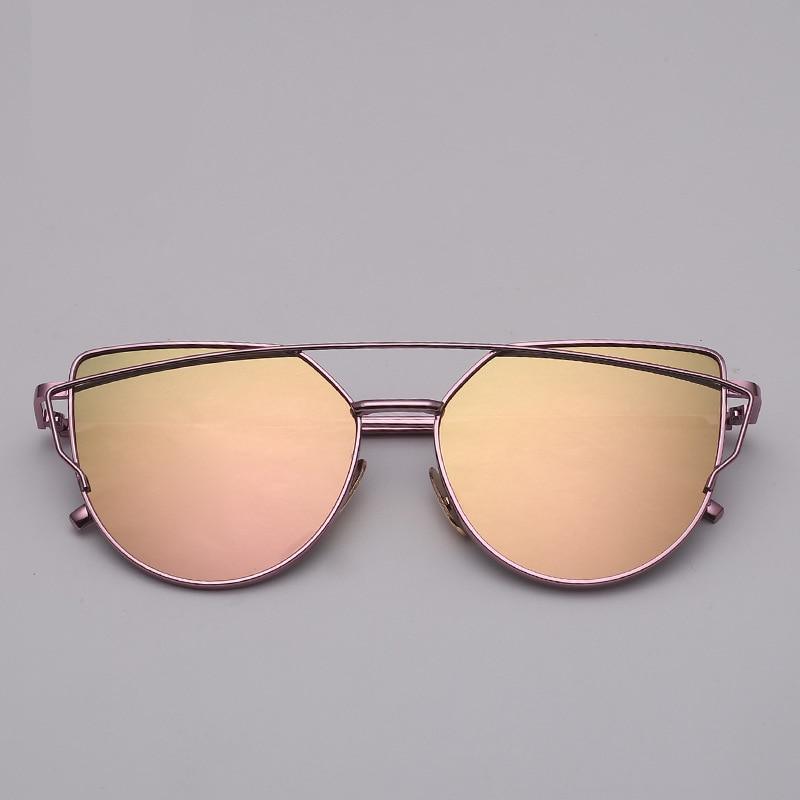 NEW Stevvex Designer Cat eye Sunglasses For Women and Ladies in Vintage Metal Reflective Glasse Mirror Retro Oculos De Sol Gafas Style With UV 400 Protection
