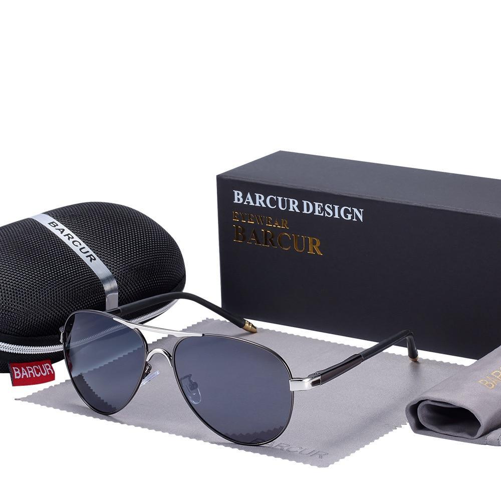 Luxury Pilot Aviation Polarized High Quality Metal Frame Sunglasses With UV400 Protection