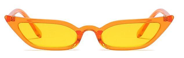New Women Cateye Vintage Small Sunglasses Brand Designer Retro Female Lady Eyeglass Cat Eye In Vintage Old Style