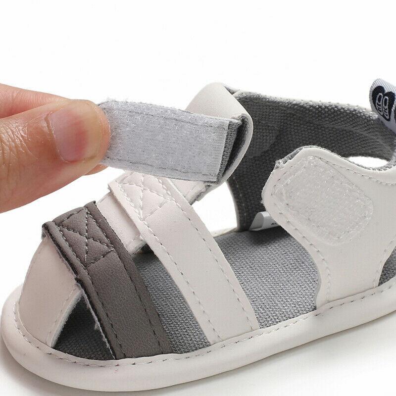 Baby Girls and Boy Summer Causal Anti Slip Soft Crib Sole Shoes Sandals For Kids Summer Style
