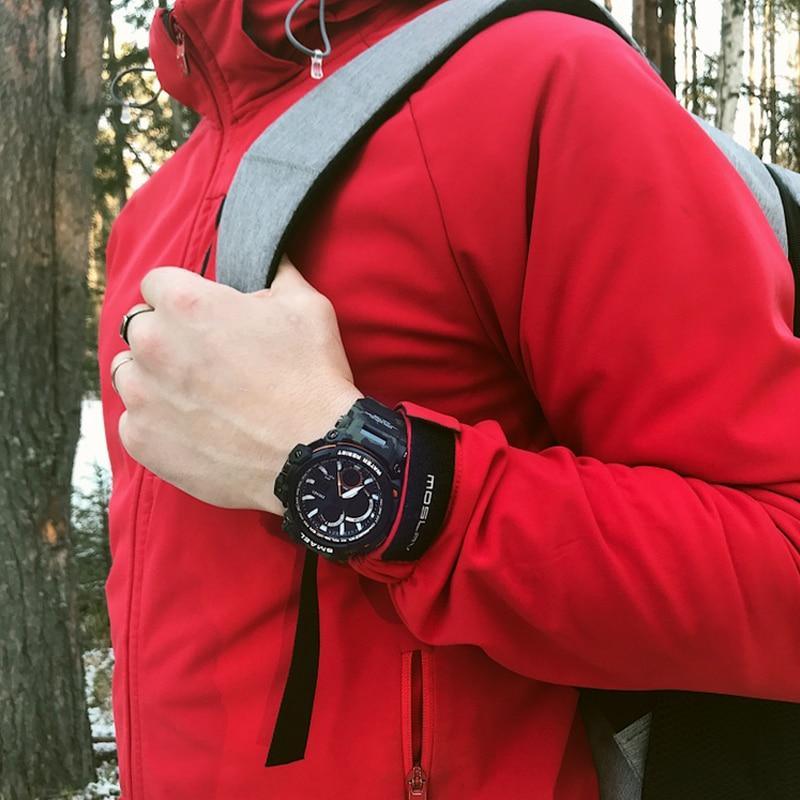 Modern Sport Waterproof 50M Men Watches With LED Digital Display In Military Armi Relogio Masculino Style