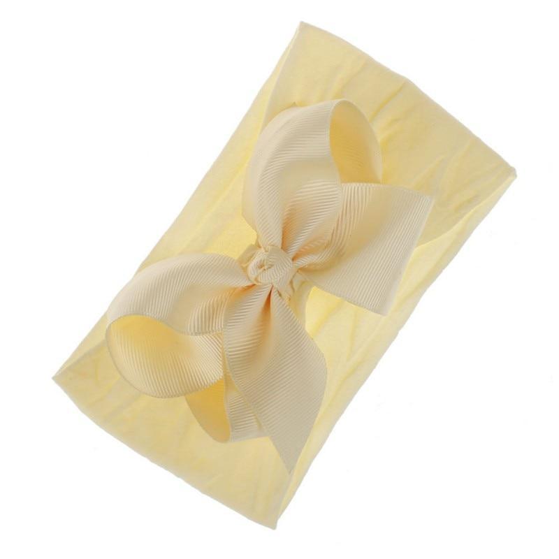 Baby Girls Headbands Hair Accessories Turban Solid Head wear Hair Band Bow Girl Accessories