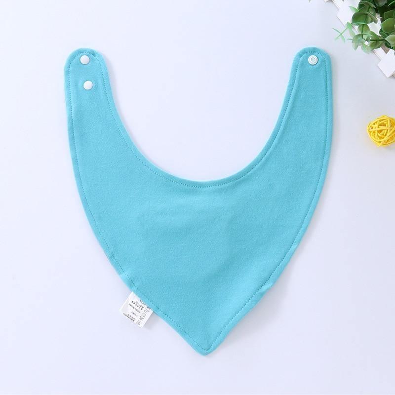 Baby Bibs Waterproof Triangle Cotton Cartoon Child Dribble Bibs Newborn Absorbent Cloth Bib for Kids in Cat Design