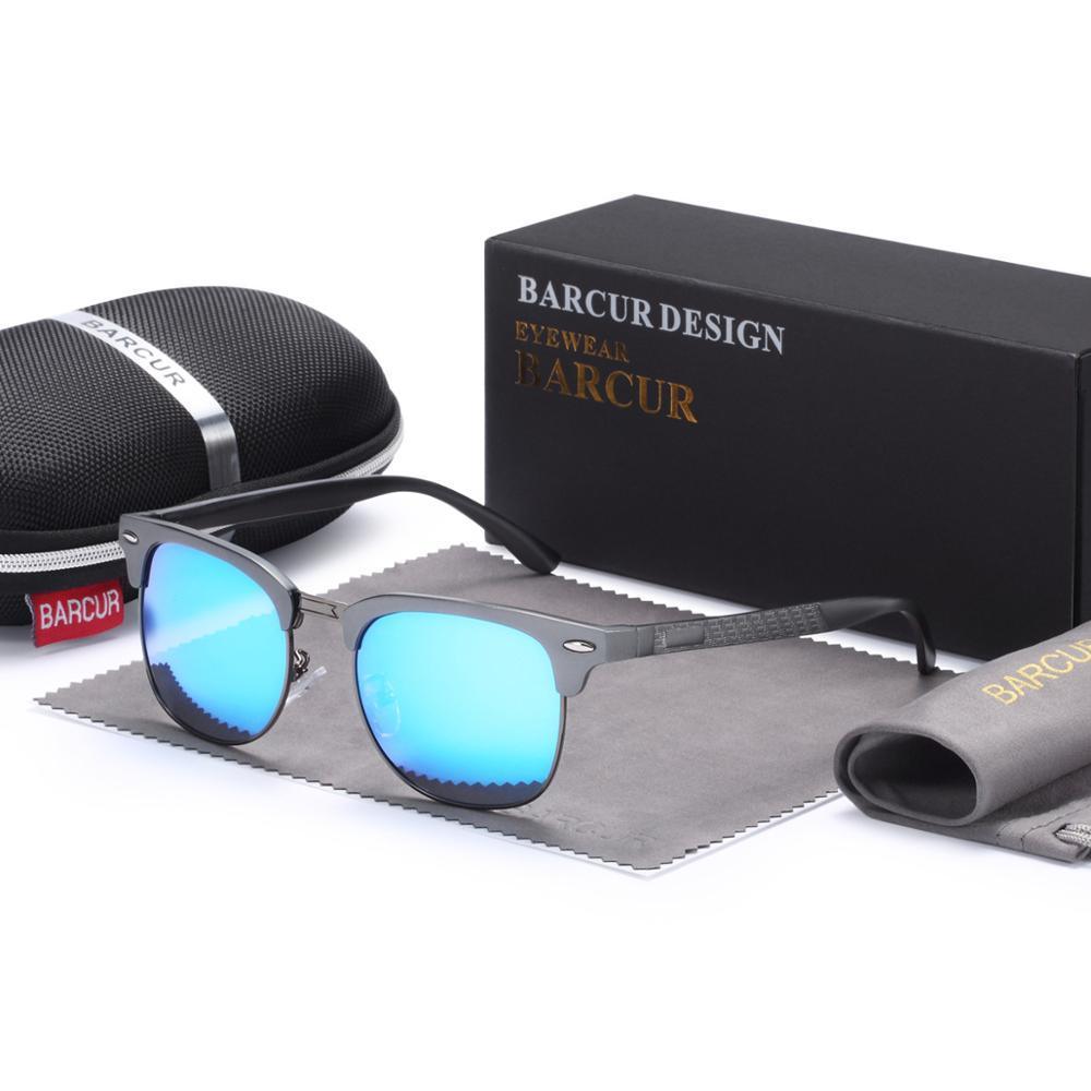 The Luxury Sunglasses Aluminium Polarized Male Eyeglasses Classic Punk For Men and Boys With UV400 Protection