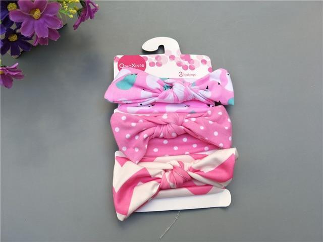 Modern Handamde Luxury Set Baby Girl Headband Bow For Newborn Babies Hair Band Elastic Accessories Cotton Headwear For Girls