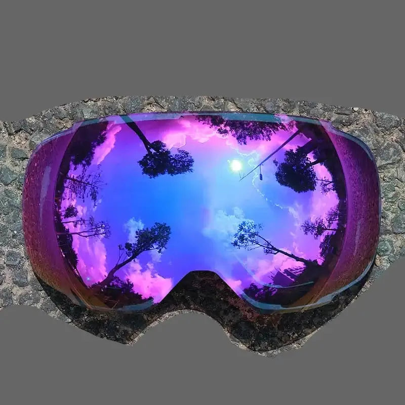 Clear Vision on the Slopes Double Layer Ski Goggles