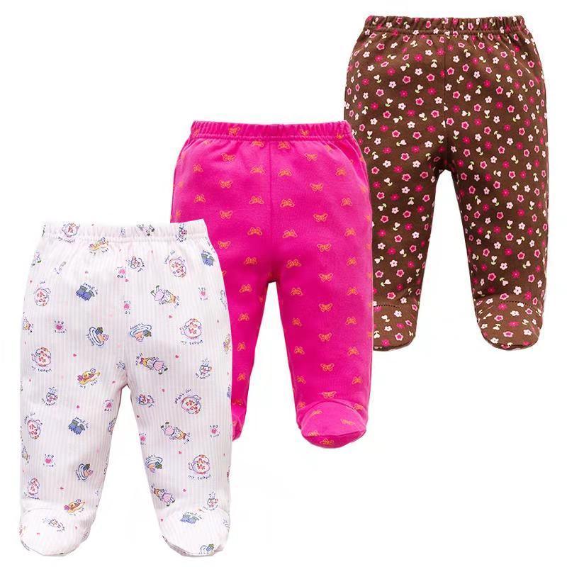3PCS Baby Pants 100% Cotton Baby Girls and Boys Clothes Unisex Casual Bottom PP Pants Newborn Baby Clothing For Children