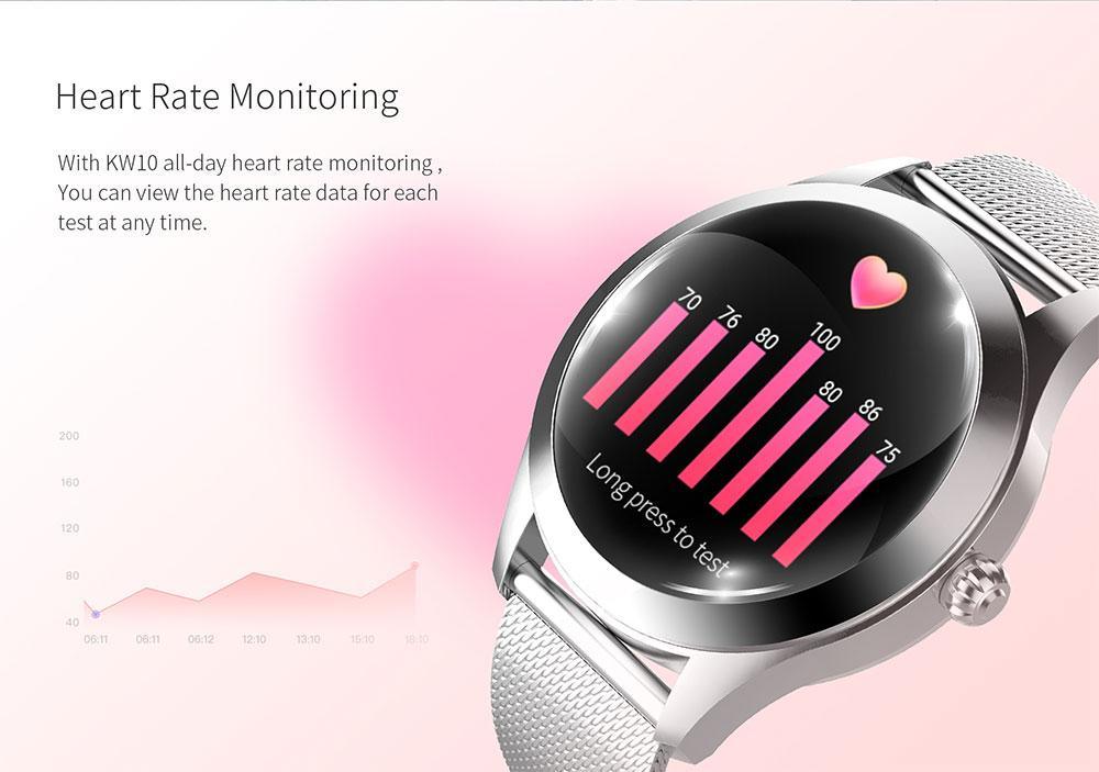 STEVVEX IP68 Waterproof Luxury Elegant Smart Watch For Women Lovely Bracelet Heart Rate Monitor Sleep Monitoring Smartwatch Connect