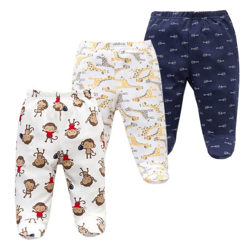 3PCS Baby Pants 100% Cotton Baby Girls and Boys Clothes Unisex Casual Bottom PP Pants Newborn Baby Clothing For Children
