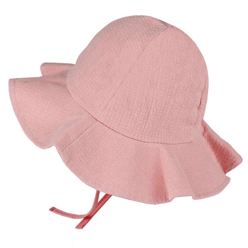 Baby Girl Summer Outdoor Beach Floral Lovely Lace Princess Bucket Sun Hat For Girls
