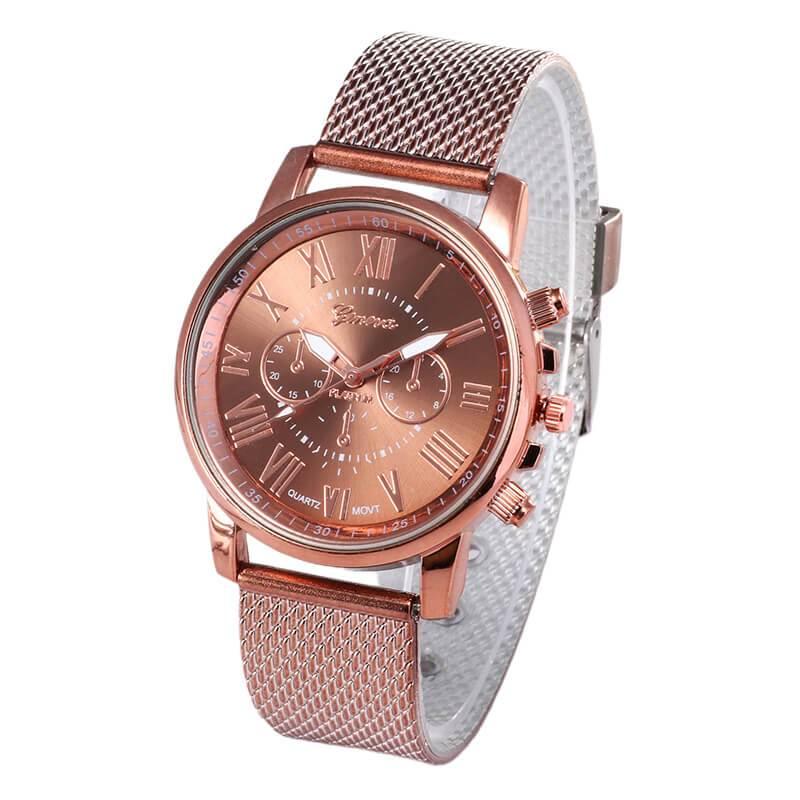 Analog Women watches Quality Fashion Roman Numerals Faux Leather Analog Quartz Ladies watch Bracelet Clock Gift For Women Lady and Girls