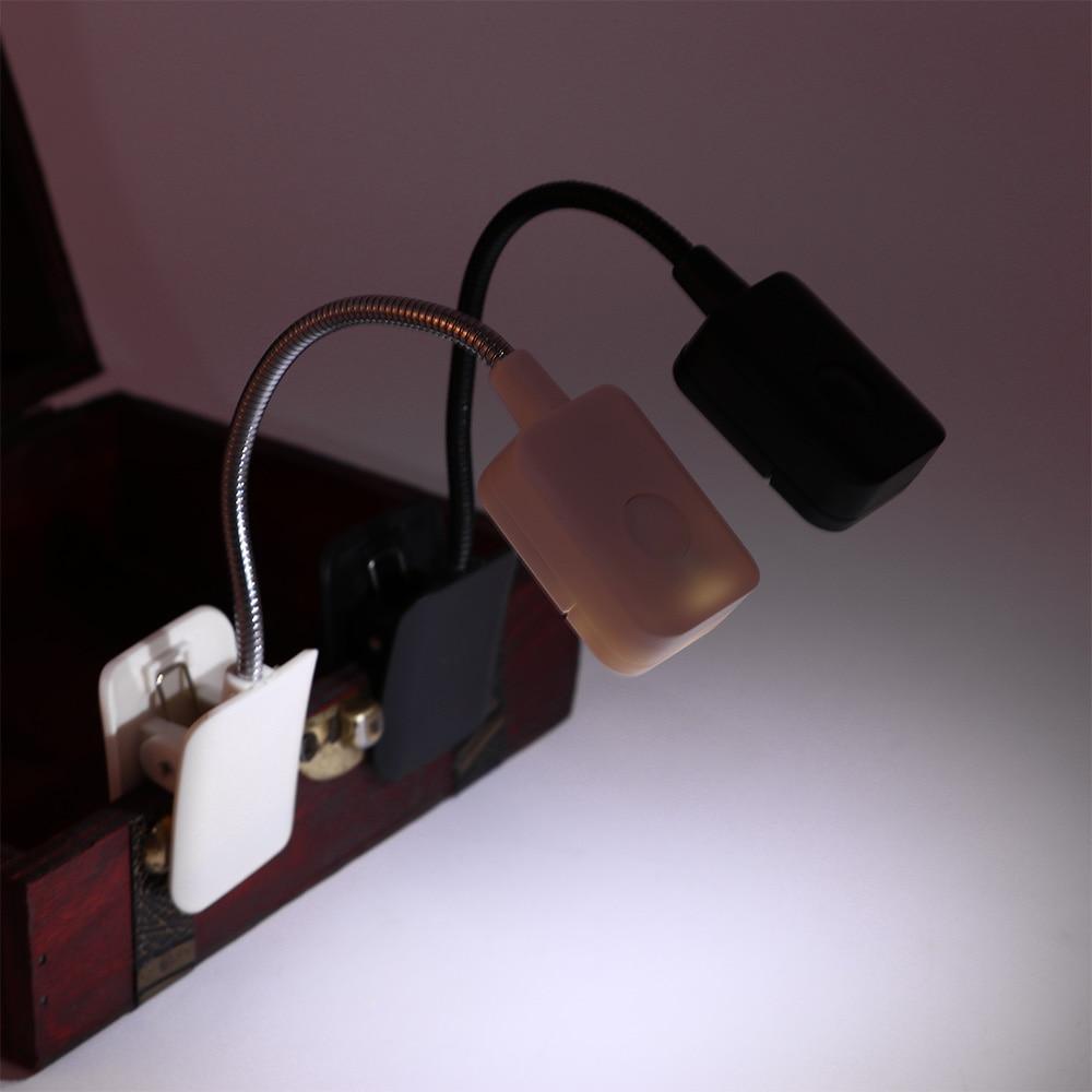 Durable Flexibile LED Lamp For Reading Books Light Ebook Reader Nightlight Desk Table Lamp For PC Phone Tablet E-Reader Lighting Flash Desk and Table Lamp