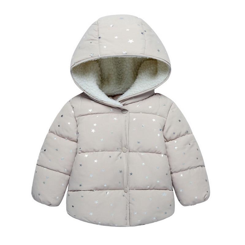 Shiny Modern Luxury Speciall Designed Winter Outerwear Hooded Coat & Jacket Winter Fashion Kids clothing Models For Babies and Girls 3-24 Months