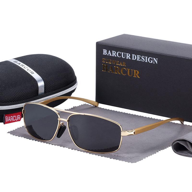Luxury Elegent Vintage Retro Brand Designer Polarized Sunglasses Square Classic Shades Glasses WIth UV400 Protection