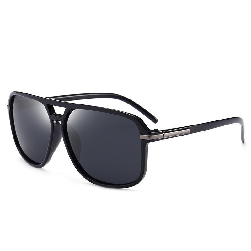 Luxury Polarized Men Business Oversized Mirror Sunglasses For Driving Brand Designer Driver Sunglasses UV400 Protection