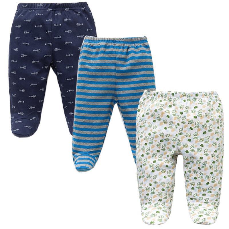 3PCS Baby Pants 100% Cotton Baby Girls and Boys Clothes Unisex Casual Bottom PP Pants Newborn Baby Clothing For Children