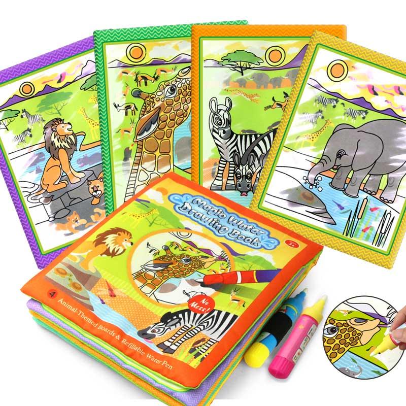 Coolplay Magic Water Drawing Book Coloring Book Painting Board Doodle Book in Drawing Toys Educational Toys