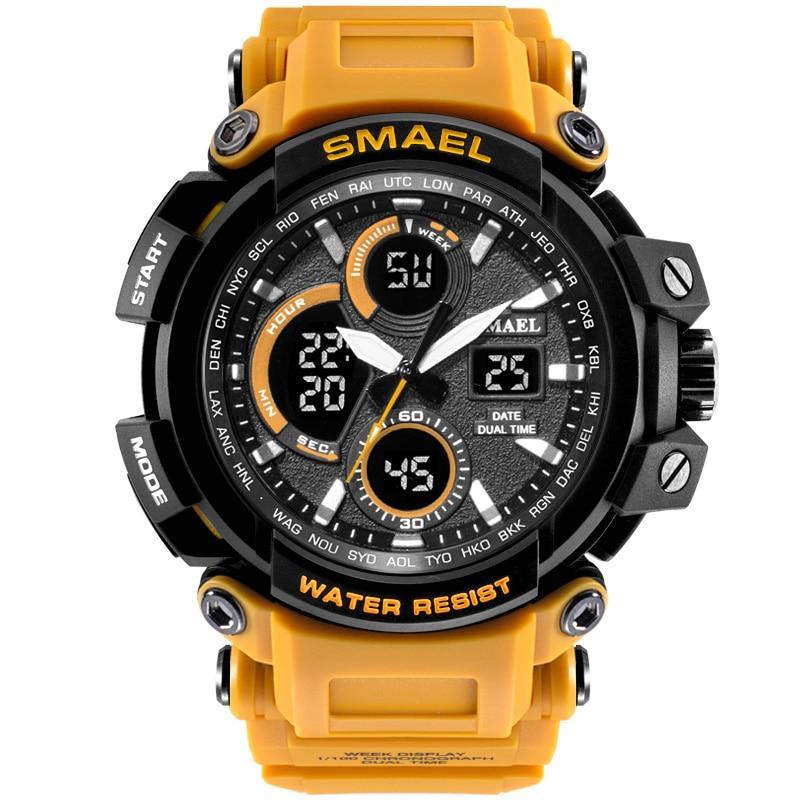 Modern Sport Waterproof 50M Men Watches With LED Digital Display In Military Armi Relogio Masculino Style