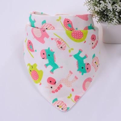Baby Bibs Cute Cartoon Pattern bib Burp Cloths Saliva Towel Cotton Infant Burp Cloths Bib For Kids