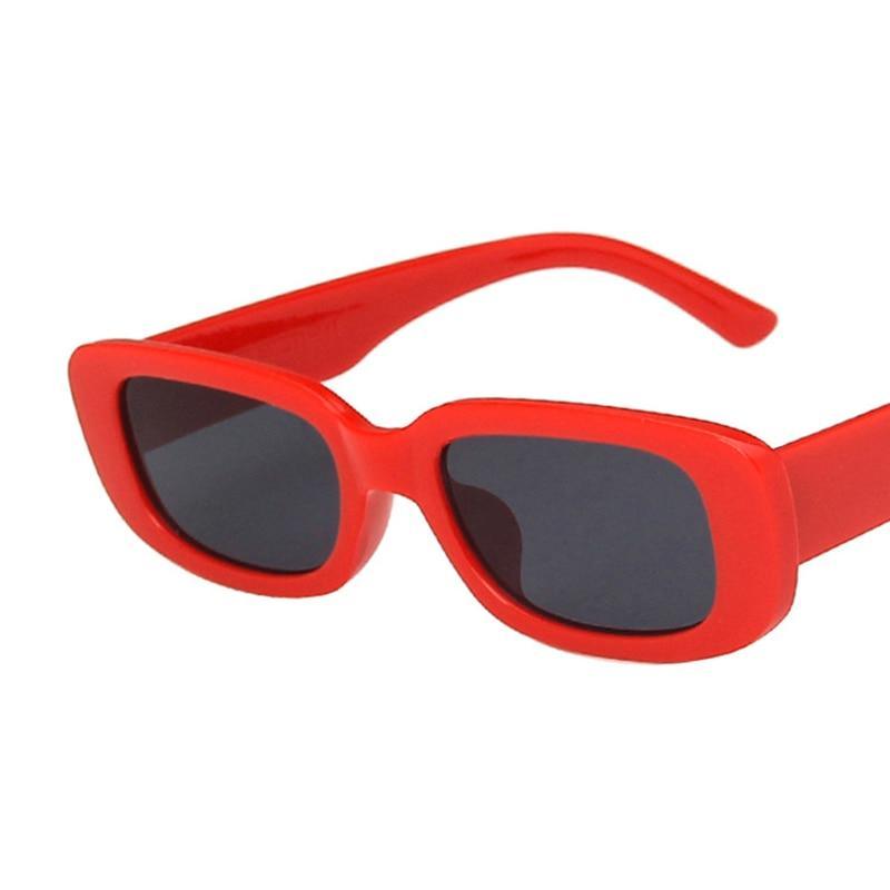 Vintage Retro Small Rectangle Sunglasses Women Brand Designer Square Sunglasses Shades Female UV400