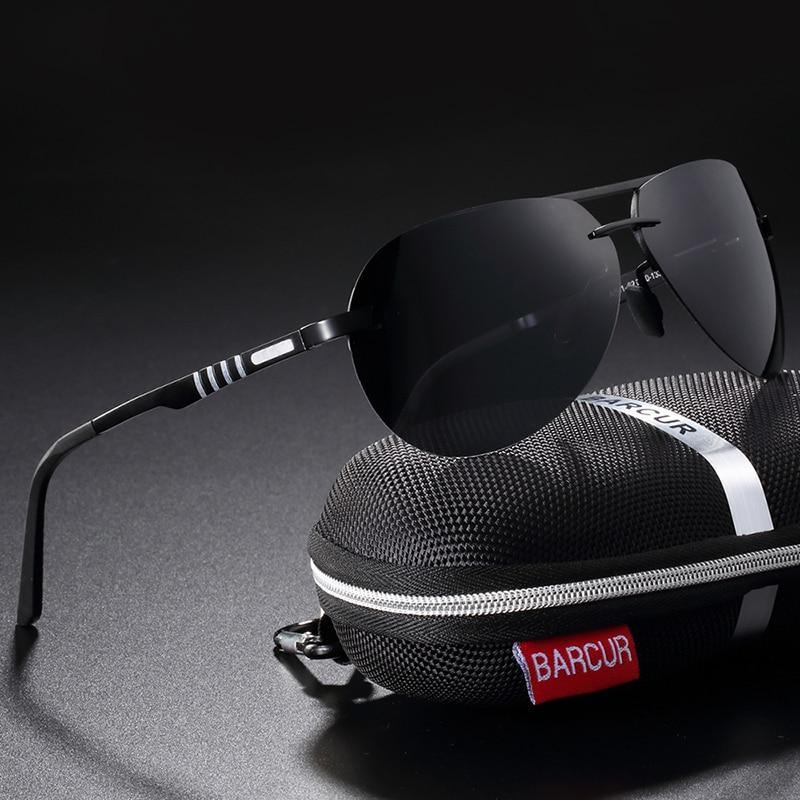 New Sport Luxury High Quality Metal Frame Aviation Pilot Polarized Sunglasses for Men Driving Sunglasses Brand Designer Sports Eyewear With UV400 Protection