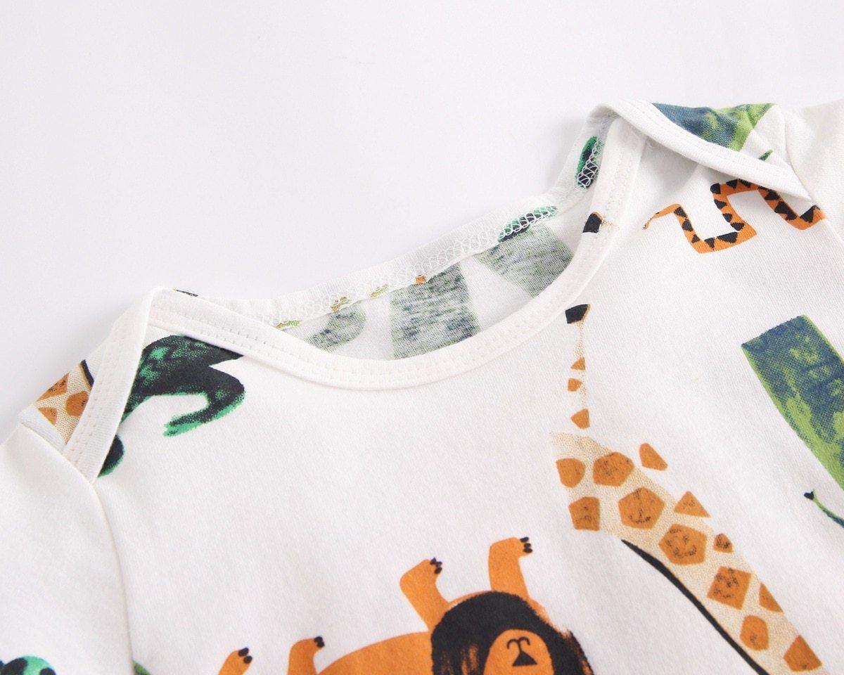 Luxury Modern Interesting Printed Newborn Baby Bodysuit Children Clothing Girls Boy Jumpsuit For Baby Kids