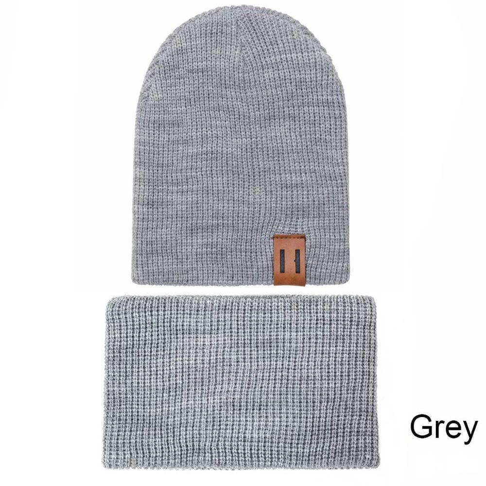 Modern Baby Set Hat Cap and Scrif And Snood Warm Hat Scarf Caps Scarves Knit Hats For Kids
