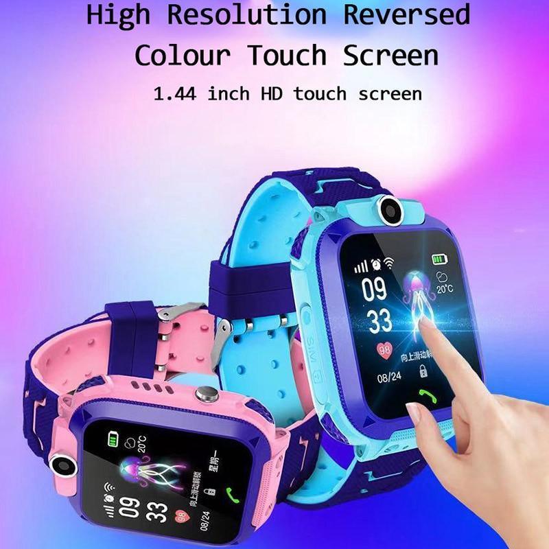 New Children's Smart Watch With SOS Smartwatch For Kids With Sim Card and Photo Camera Waterproof IP67 Protection Excelent Gift for Kids Support IOS and Android Sistems