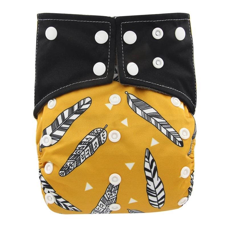 All-In-One Cloth Diaper for Baby Bamboo Charcoal Eco-friendly Baby Cloth Diaper