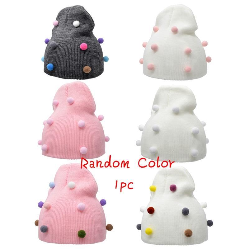 Baby Girl Boy Winter Spring Autumn Soft Warm Knit Caps for Babies