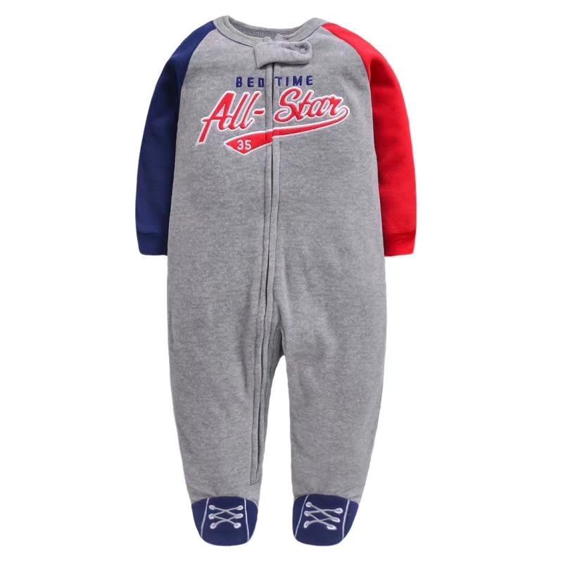 Home Love Romper Fleece Jumpsuit For Newborn Baby Boys And Baby Girl New Born Baby Clothes