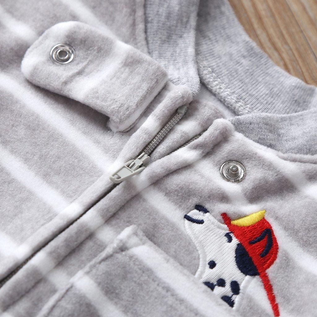 Modern Cartoon Unicorn Baby Girl Jumpsuit Footies Romper For Newborn Boy and Girls In Trend Design