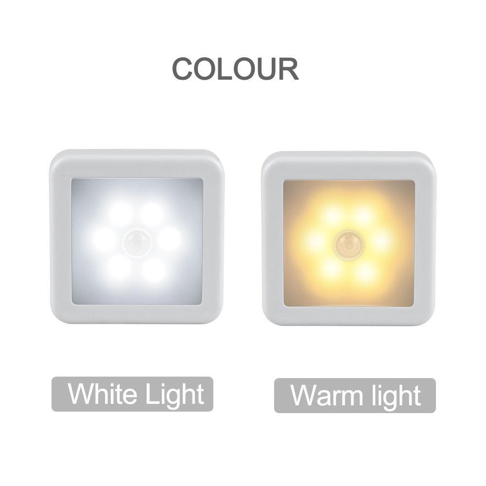 New Night Light Smart Motion Sensor Portable Mobile LED Night Lamp for WC, Stairs and Rooms