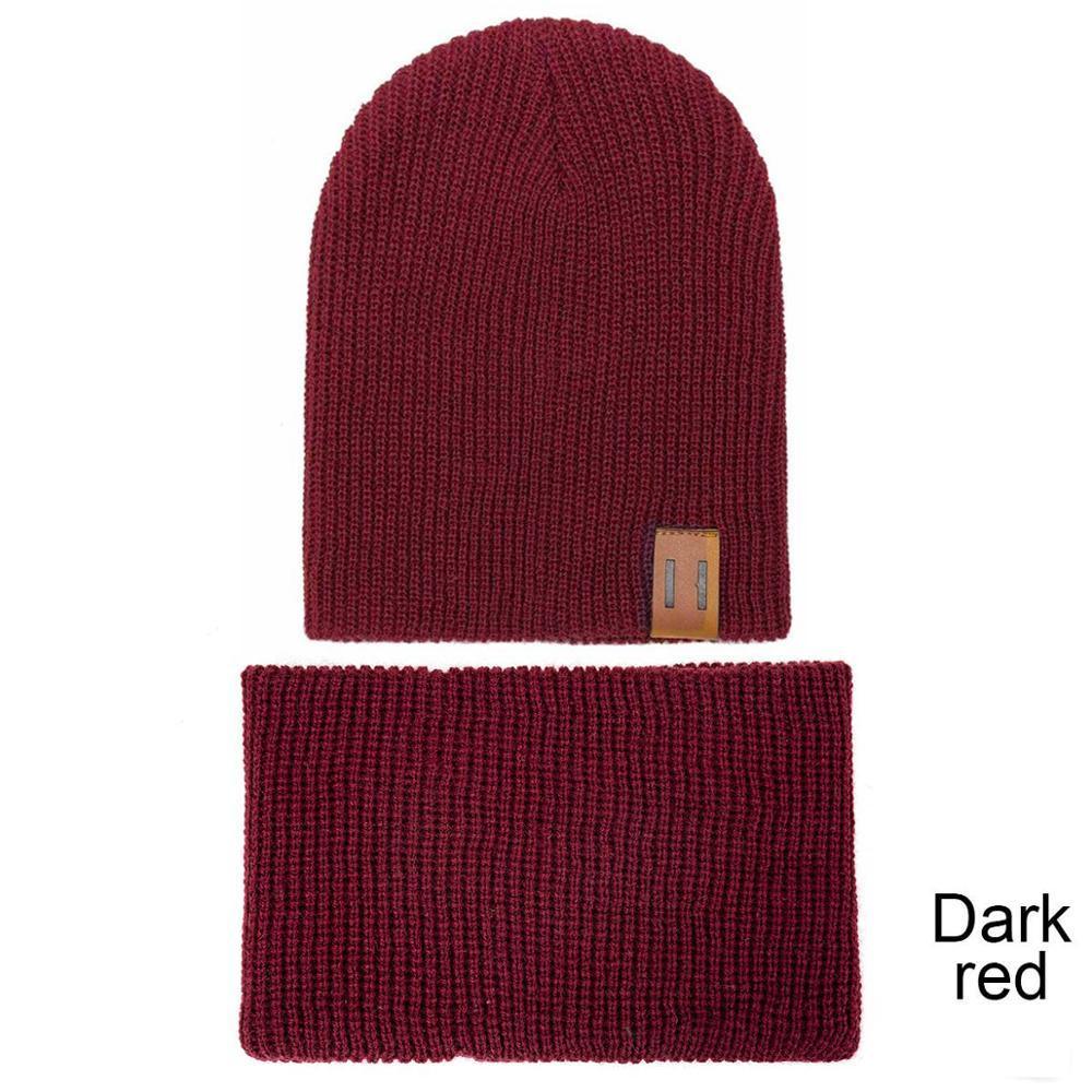 Modern Baby Set Hat Cap and Scrif And Snood Warm Hat Scarf Caps Scarves Knit Hats For Kids