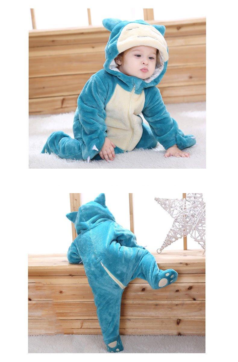 Cosplay Costume for Baby Boy/Girl for Cute Halloween Zipper Jumpsuit