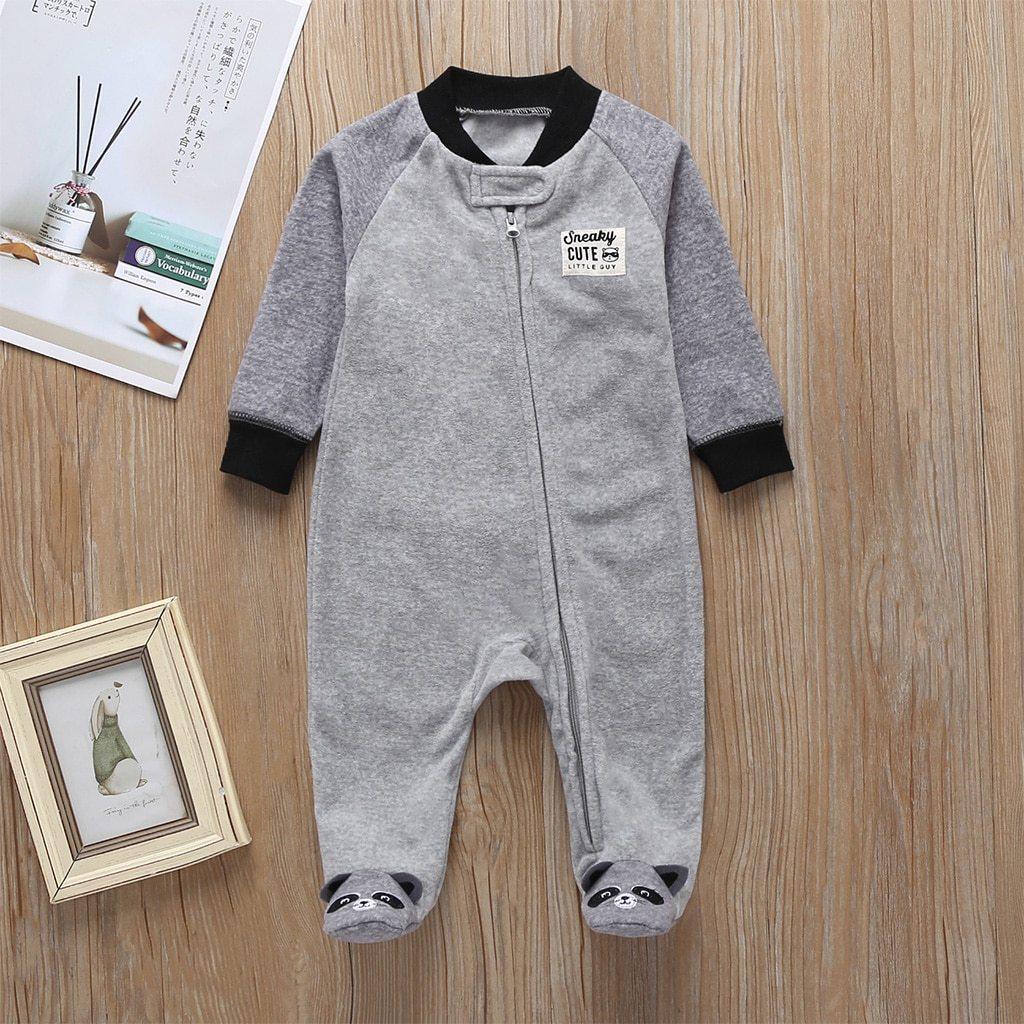 Modern Cartoon Unicorn Baby Girl Jumpsuit Footies Romper For Newborn Boy and Girls In Trend Design