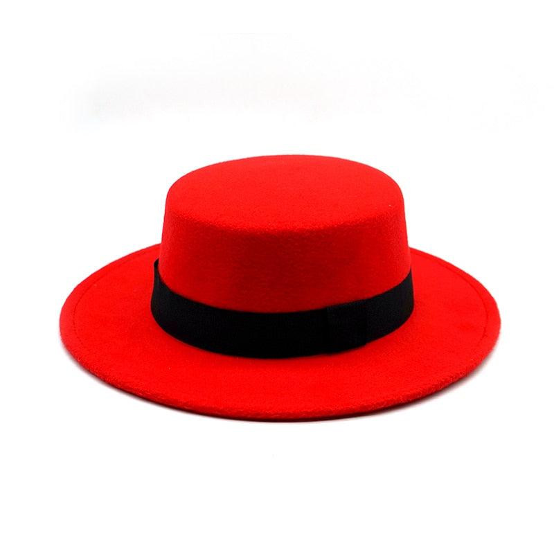 One Size Winter Autumn Cotton Women Men Fedoras Lady Retro Wide Brim Hat Belt Fedora Hat Top Lightweight Caps Everyday Wear Hats Summer Sun Hat
