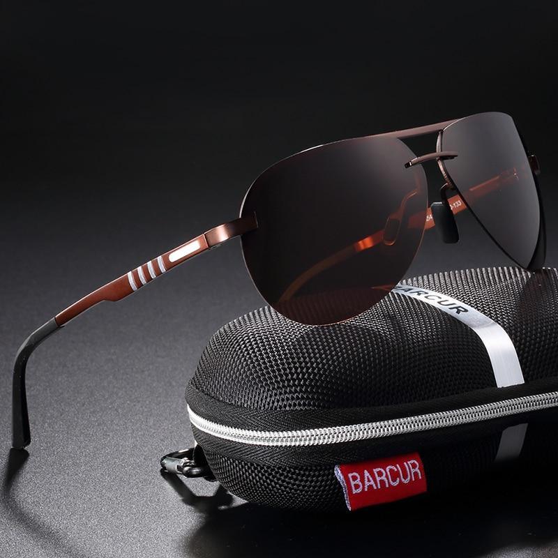 New Sport Luxury High Quality Metal Frame Aviation Pilot Polarized Sunglasses for Men Driving Sunglasses Brand Designer Sports Eyewear With UV400 Protection