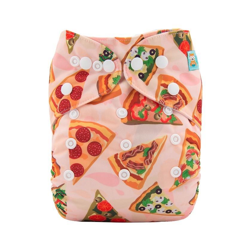 Baby One Size Fits All Reusable Baby Cloth Diaper with Microfiber Insert Diaper For Baby Boys and Baby Girls In Modern New Printed Design