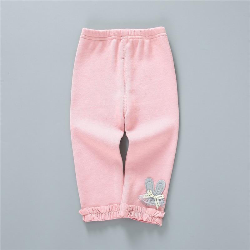 Fashion NEW Winter Newborn Baby Girl Pants Elastic Waist Long Pants Baby Leggings Trouser Kids Clothes For Baby