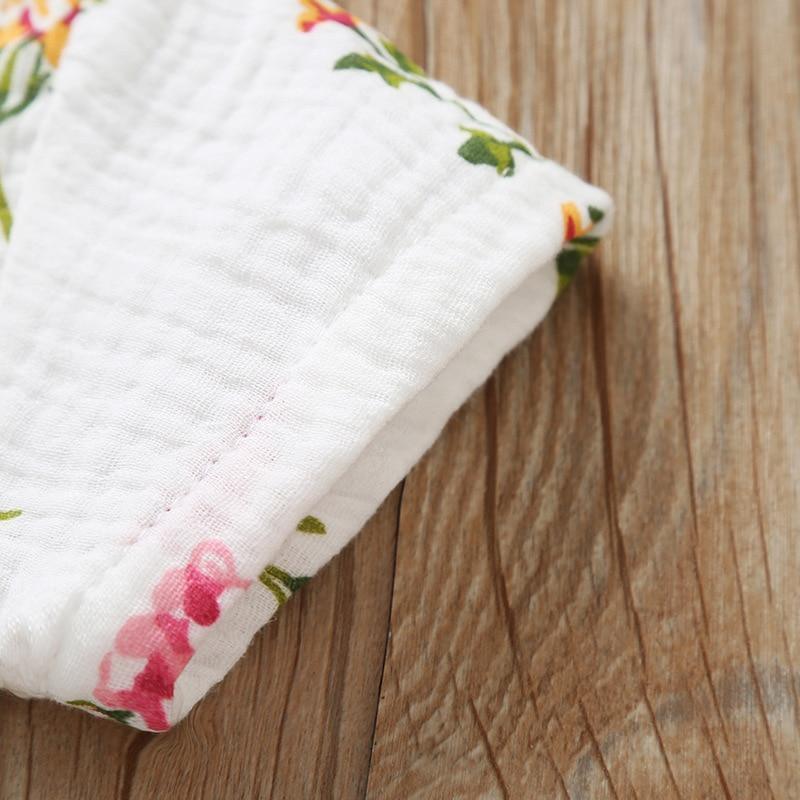 Summer Baby Girl/Boys Clothing Short-sleeved Rompers Jumpsuit Floral Print Cute Soft Newborn Infant Baby Playwear For Girls and Boys Kids
