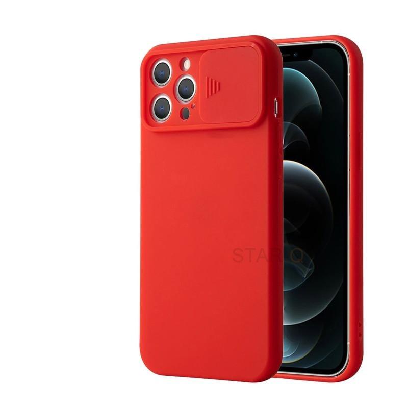 Modern Slide Camera Protector Phone Case On For Iphone 13 Pro 11 12 13pro Max Mini Iphone13 12pro Silicone Silicone Shockproof Phone Case Drop Protection Back Cover For Smartphone