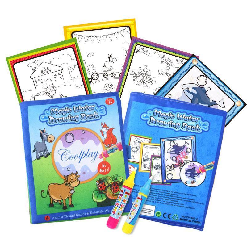 Magic Water Drawing Books Coloring Books Doodle & Magic Pen Painting Drawing Board Children Painting Toys Birthday Gifts